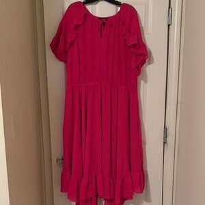 Lane Bryant Vibrant Pink Dress